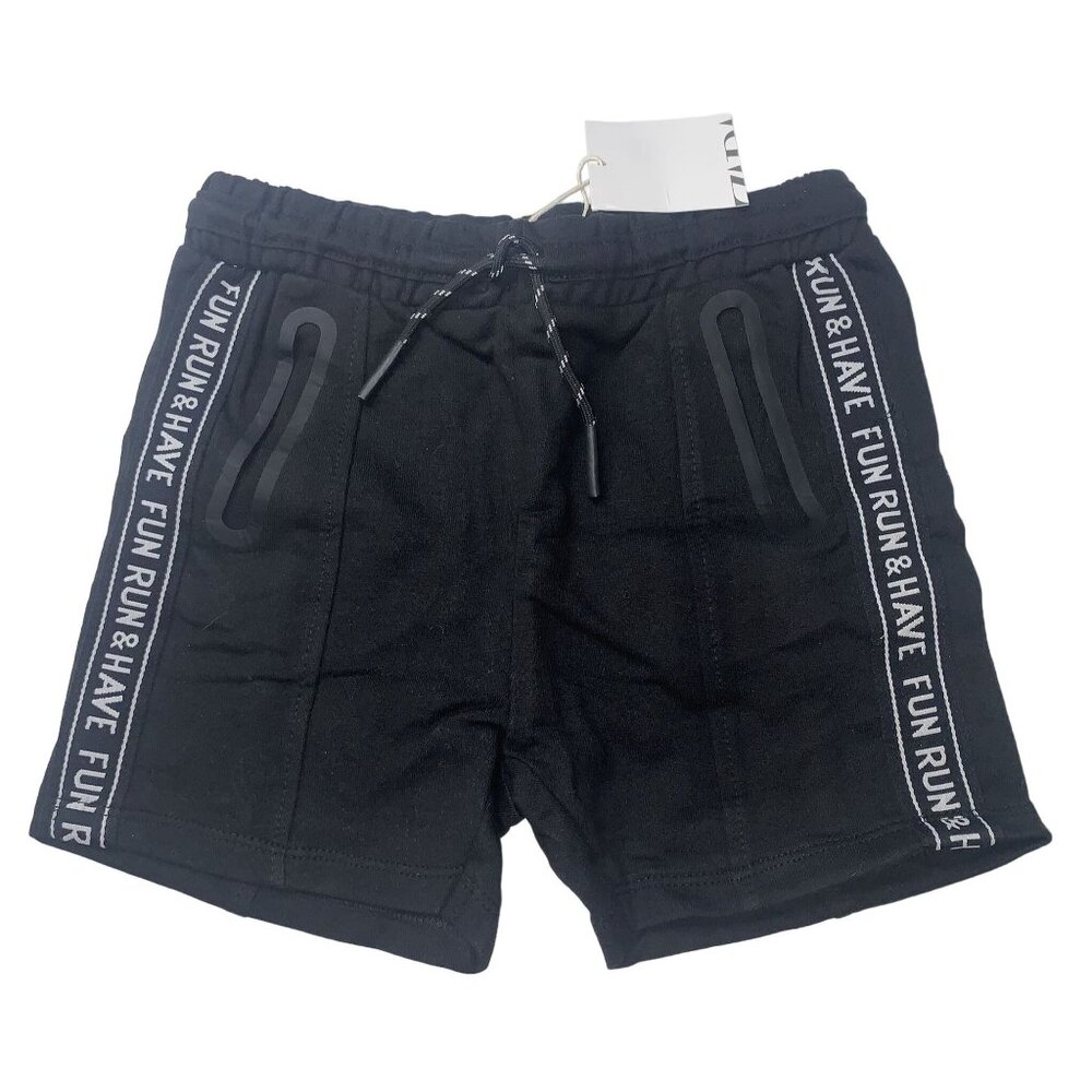 ZARA Kids' Black Athletic Shorts‎ Size 4-5 Years